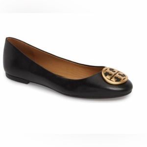 Tory Burch black classic flats size 9 EUC